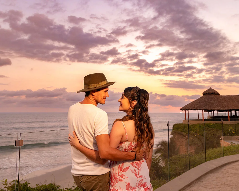 Vista del atardecer en Armony Marival Resort