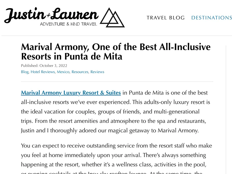 Marival Armony, One of the Best All-Inclusive Resorts in Punta de Mita