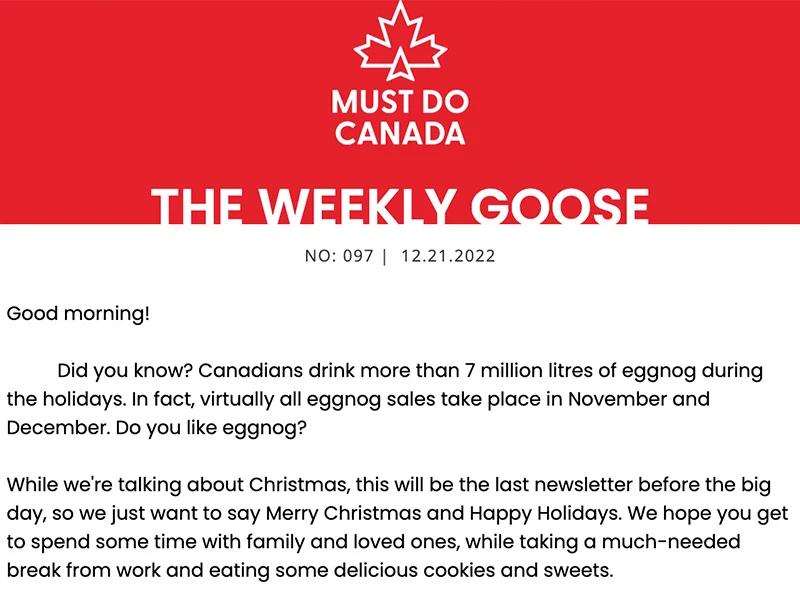 The Weekly Goose